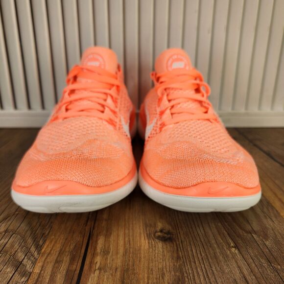 Nike Free RN Flyknit 2018 Womens Size 10 Crimson Pulse Running Shoes 942839-801 - Picture 2 of 9